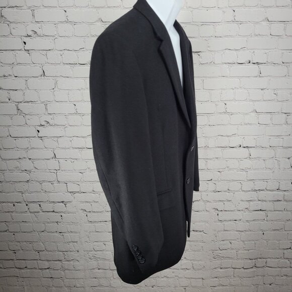 T. Harris Black Cashmere Silk Wool 2 Button Vented Notch Blazer Sport Coat 42R - Picture 14 of 14